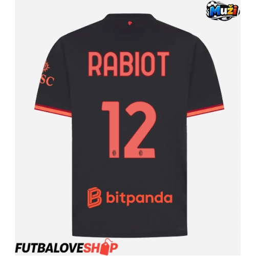 Dres AC Milan Adrien Rabiot #12 Tretina 2026-27 Krátky Rukáv